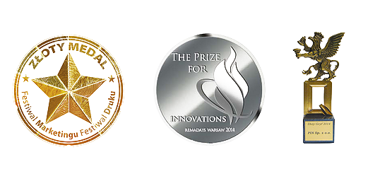 drukarnia PIN - nagrody i certyfikaty